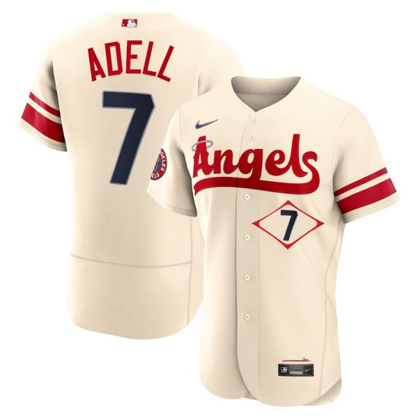 Angels 7 Jo Adell Cream 2022 City Connect Flexbase Jersey Dzhi,We sell and wholesale Angels 7 Jo Adell Cream 2022 City Connect Flexbase Jersey Dzhi on line form chian!